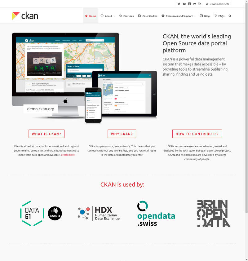 CKAN - Datenportal Plattform