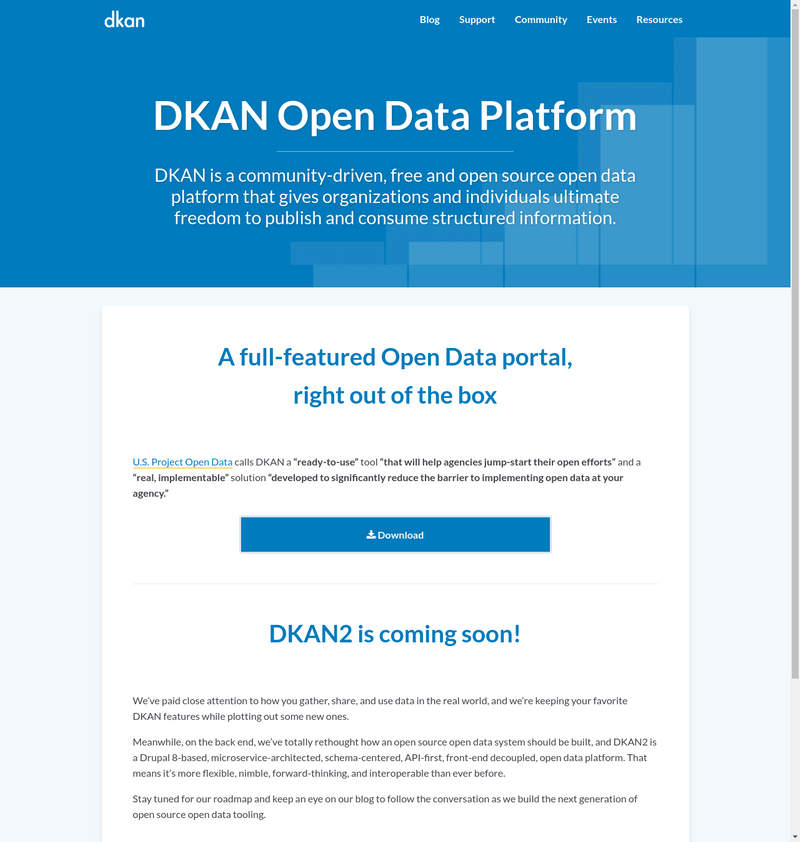 DKAN - Open Data Plattform
