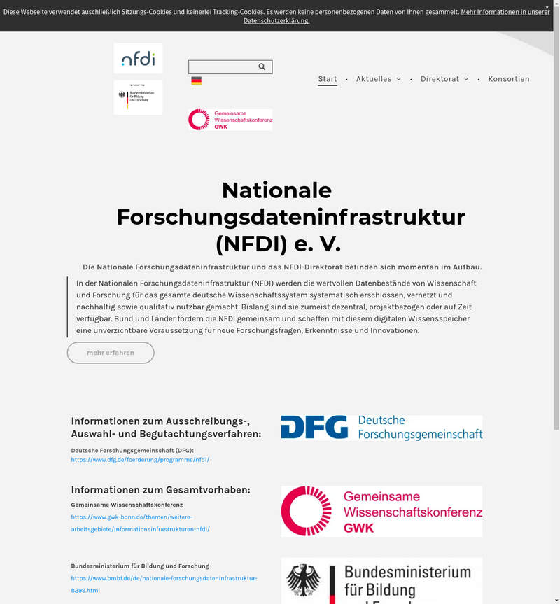 Nationale Forschungsdateninfrastruktur NFDI