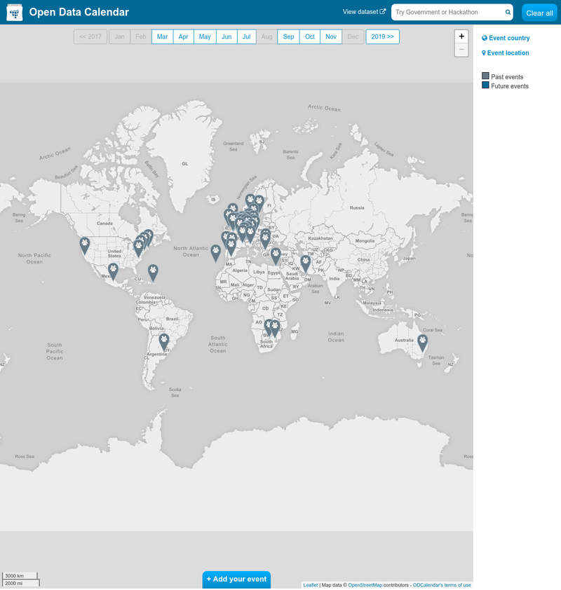 Open Data Calendar