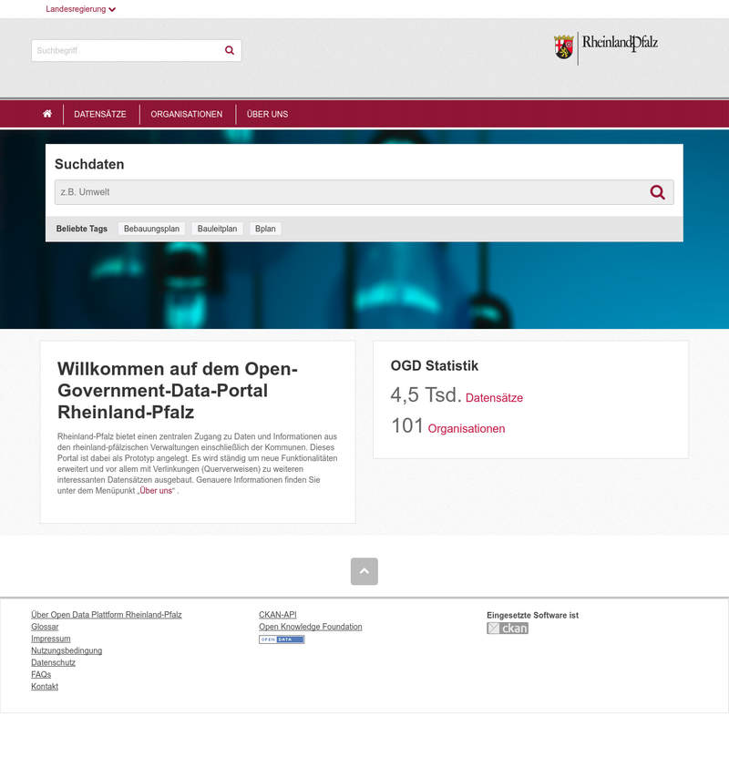 Open Data Portal Rheinland-Pfalz