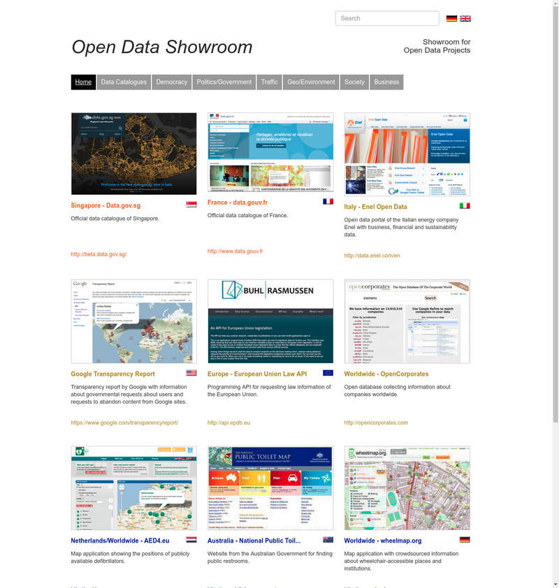 Open Data Showroom
