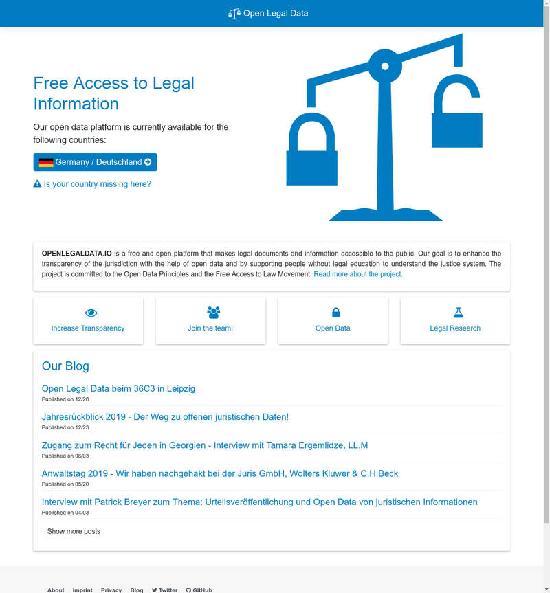 Open Legal Data