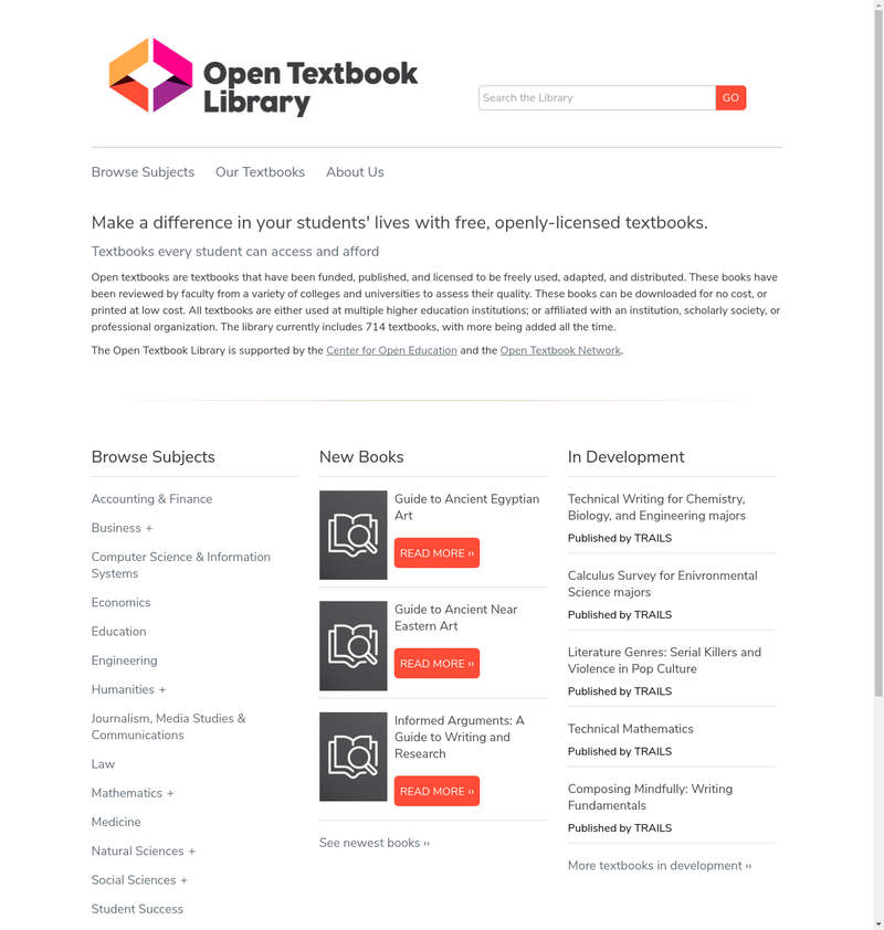 Open Textbooks Library