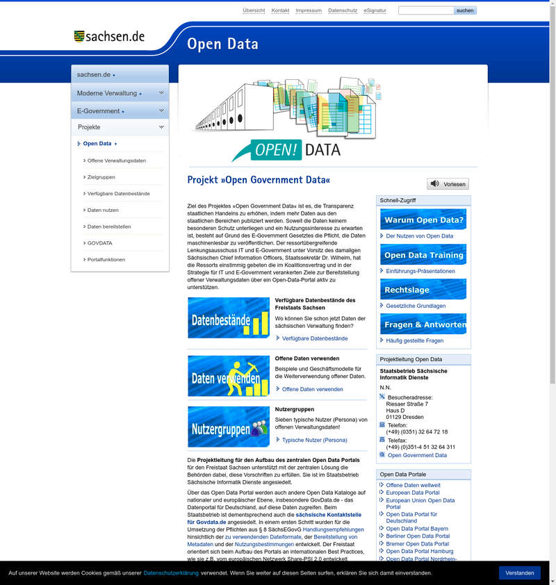 Opendata Sachsen