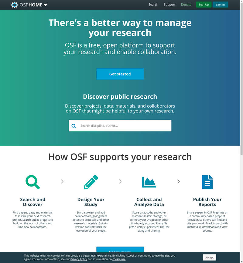 OSF - Open Science Framework