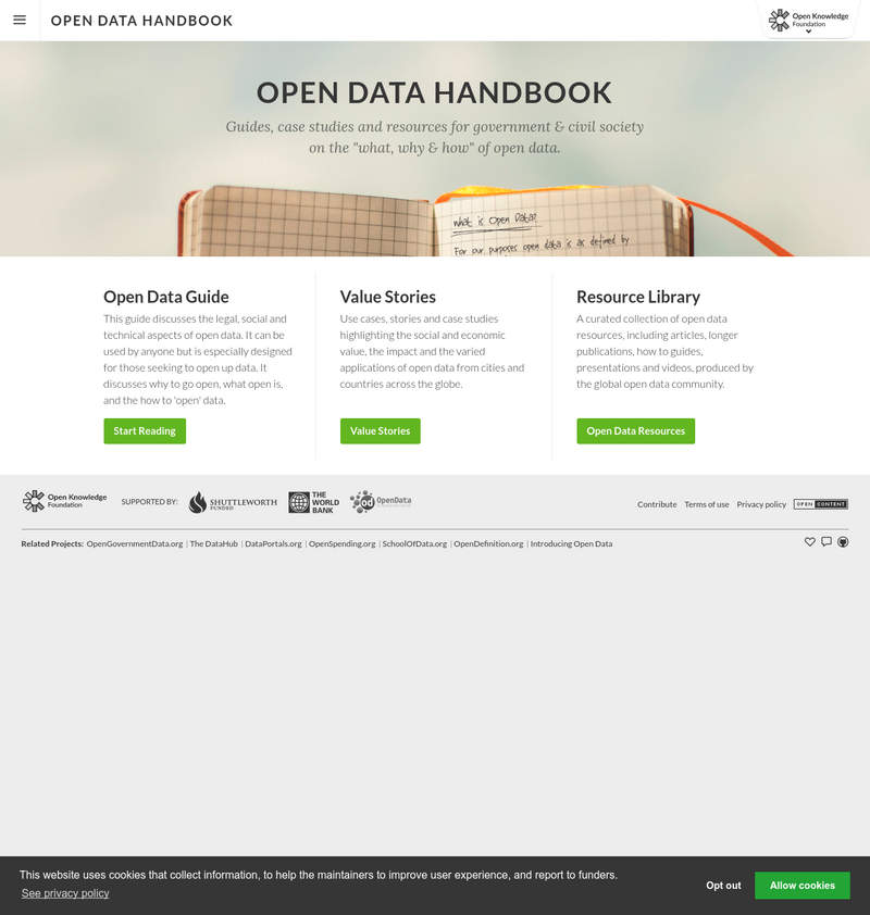 The Open Data Handbook