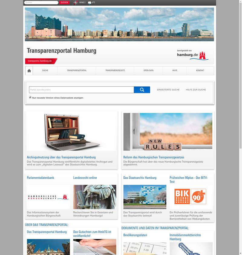 Transparenzportal Hamburg