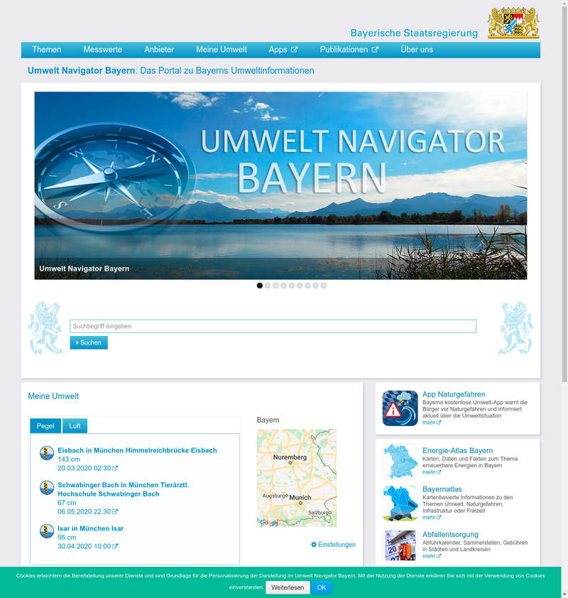 Umweltnavigator Bayern