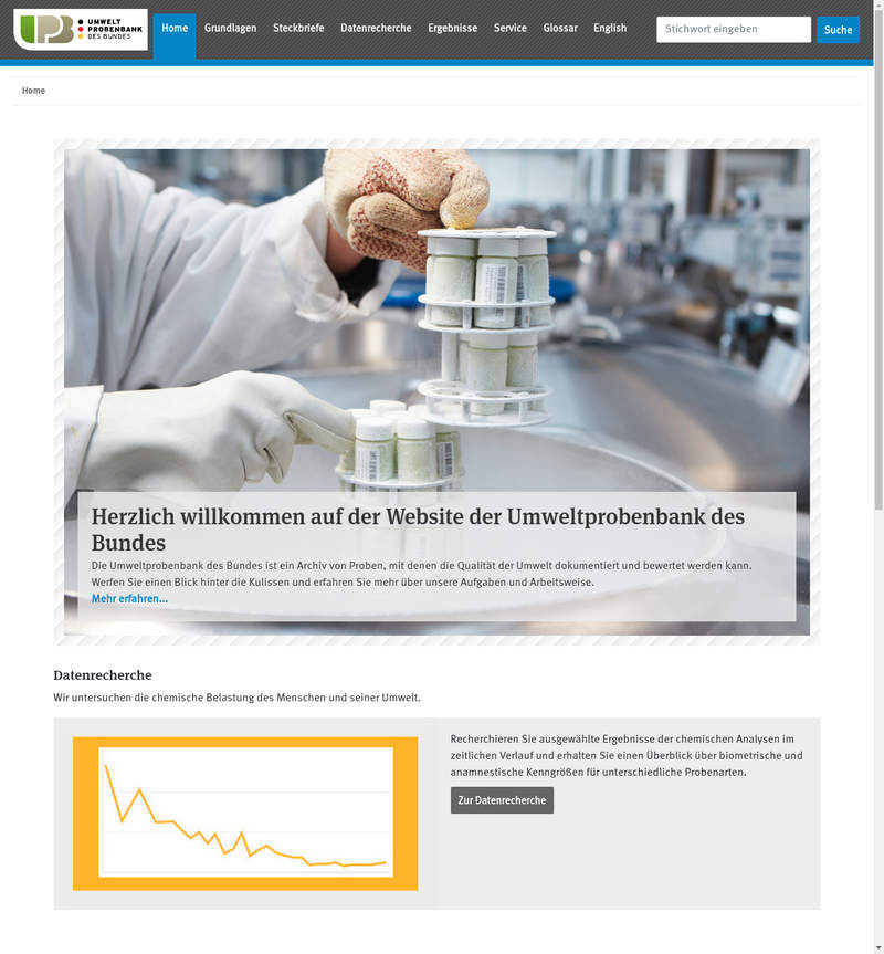 Umweltprobenbank des Umweltbundesamt