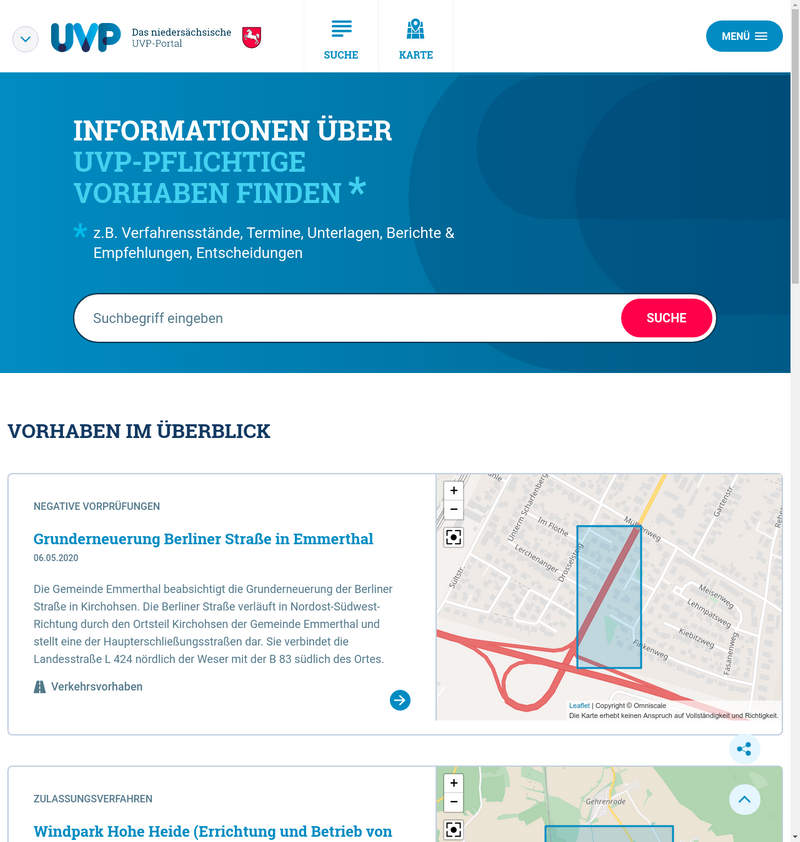 UVP-Portal (Niedersachsen)